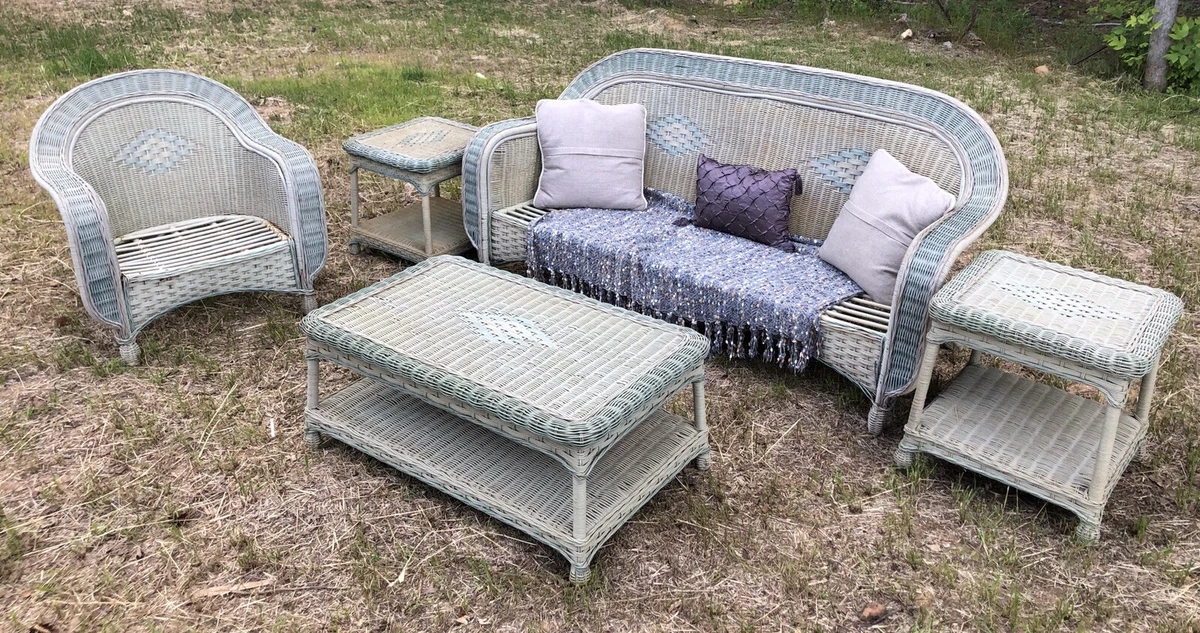 Vintage Rattan Patio Wicker Furniture