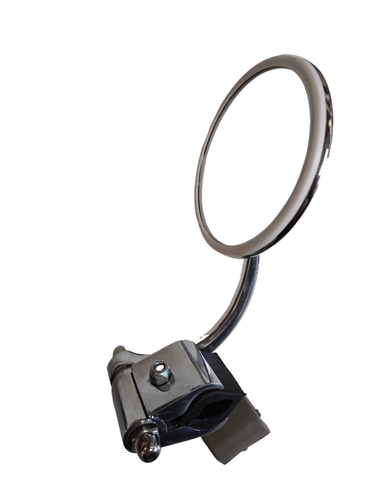 ukscooters LAMBRETTA VESPA PAR PROTECTOR DE PIERNA INOXIDABLE ESPEJOS REDONDOS PLEGABLES DERECHA DERECHA - Imagen 4 de 14