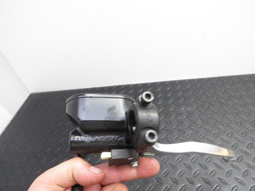 24 25 KAWASAKI NINJA 500 EX500 OEM FRONT BRAKE MASTER CYLINDER & LINE VERY NICE! - Picture 5 of 9