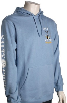 Salty Crew Tailed Fleece Pullover Hoody - Marine Blue - New