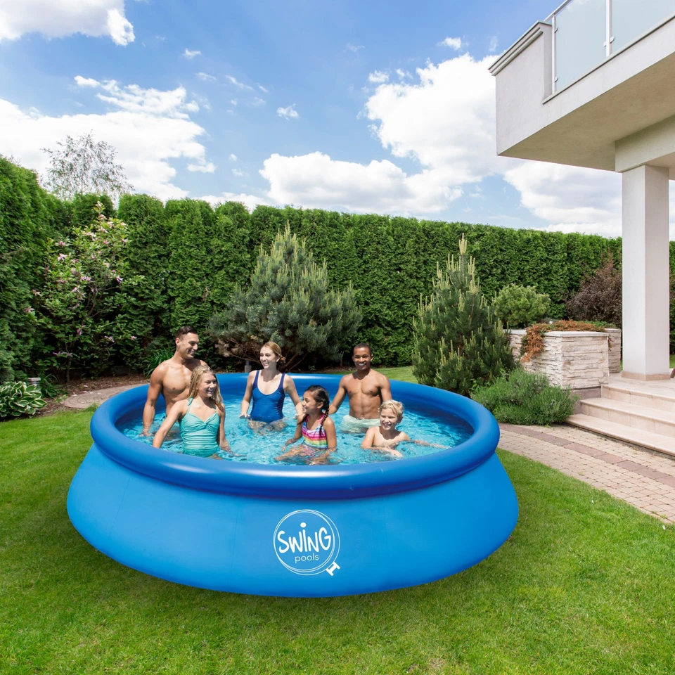 HAF® Quick Up Pool Aufstellpool Schwimmbecken blau rund 457 x 122 cm ohne Filter - Bild 4 von 4