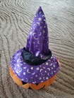 Ty Pluffies Gourdy the Jack O Lantern Witch Pumpkin Plush 2005 Retired 6" Orange — photo 1