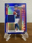 2025 Panini Donruss Optic - Rookie Phenom Jaxson Dart #RPBH-JCW Blue Hyper Prizm