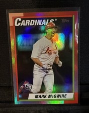 2025 Topps Update #U90-19 Mark McGwire 1990 Topps 35th Anniv. St Louis Cardinals