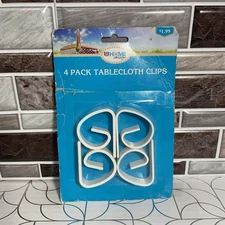 Vintage Rite Aid Home Design Tablecloth Clips Set 4 Clips  NOS Sealed New