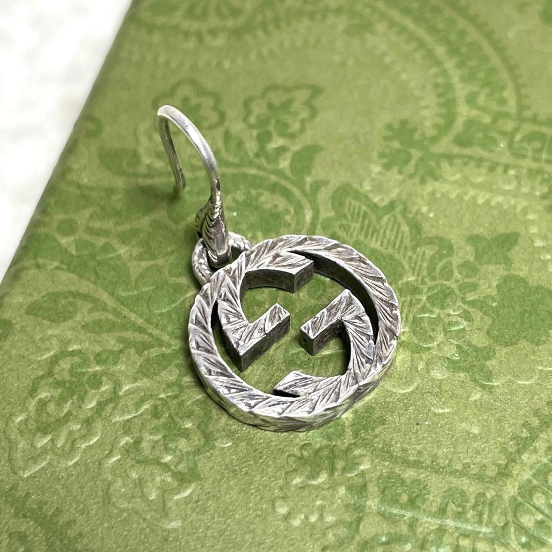 Gucci Interlocking GG Hook Earring Single Ear Ste… - image 3