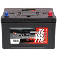 BlackMax ASIA 105-01 12V 105Ah 770A/EN Autobatterie Pluspol rechts