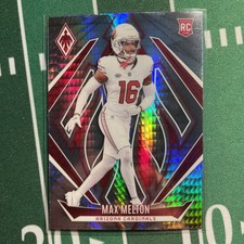 2024 Panini Phoenix Max Melton (RC) Hyper Prizm #227 Arizona Cardinals 