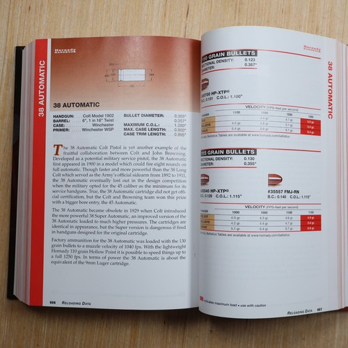 Hornady Handbook of Cartridge Reloading 8th Edition Hardback 2010 - Picture 7 of 8