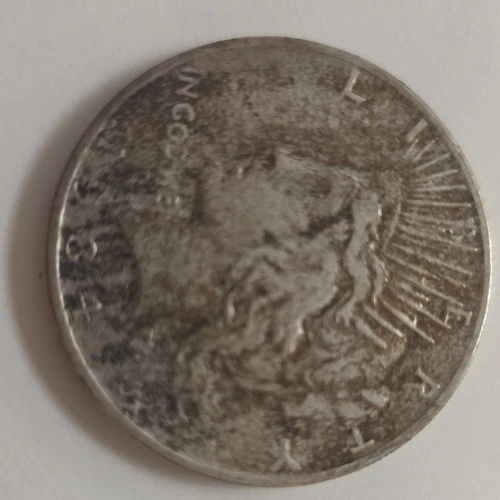 1934 S Peace Dollar $1 90% Silver Business Strike US Coin Circulated Uncertified