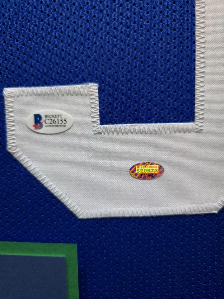 ФУТБОЛКА БЕККЕТТ В РАМКЕ SEATTLE SEAHAWKS CORTEZ KENKENNEDY С АВТОГРАФОМ СЕРТИФИКАТ ПОДЛИННОСТИ - Изображение 4 из 4