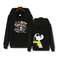 Comics Snoopy Hoodie Peanuts Pullover Hooded Sweatshirt Street Fashion Hoodie