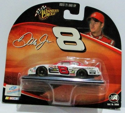 2004 winners circle 1/64 dale earnhardt jr #8 budweiser born on date white chevy