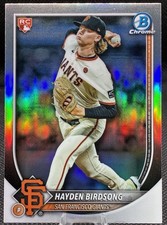 2025 Bowman Chrome Hayden Birdsong #63 Red Rookie Redemption Variation RC
