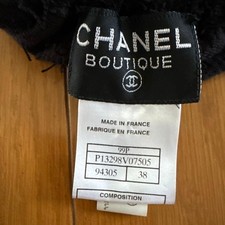 CHANEL sleeveless tight dress open back F/S from Japan