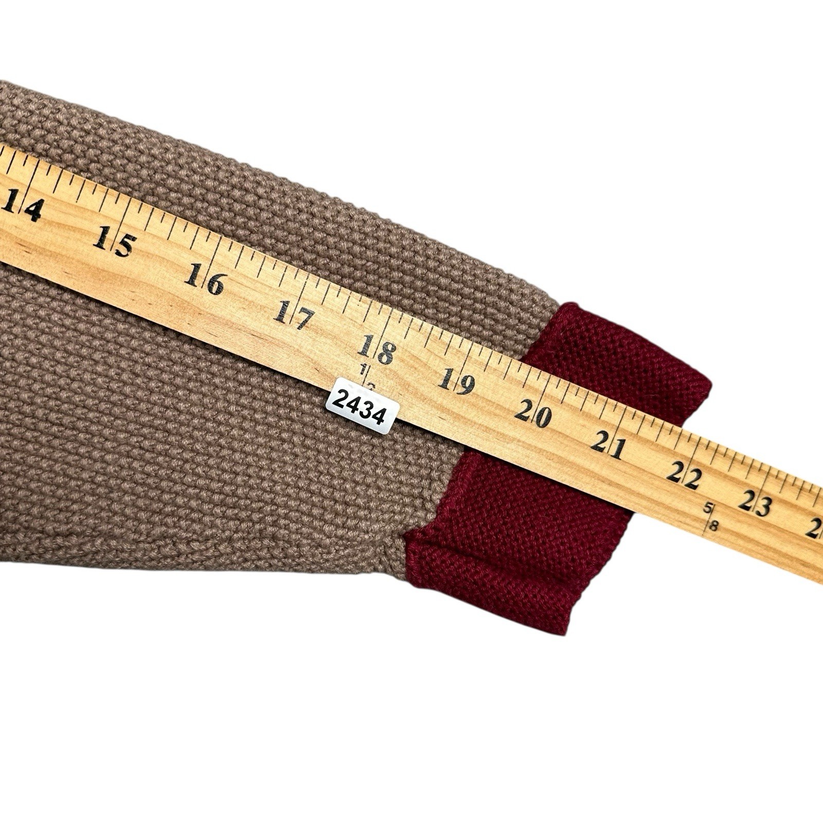 Coldwater Creek M Patchwork Knit Pullover Cowl Ne… - image 9