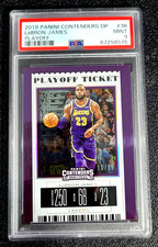 2019 PSA 9 MINT LEBRON JAMES PANINI CONTENDERS PLAYOFF TICKET SSP /18 G6330