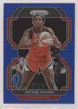 2022 Panini Prizm WNBA Blue Prizm 23/149 Jackie Young #7 n0c