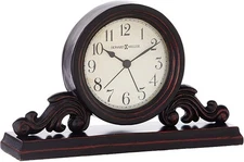 Howard Miller Bishop Table Clock - Vintage Quartz Movement with Wooden and Metal