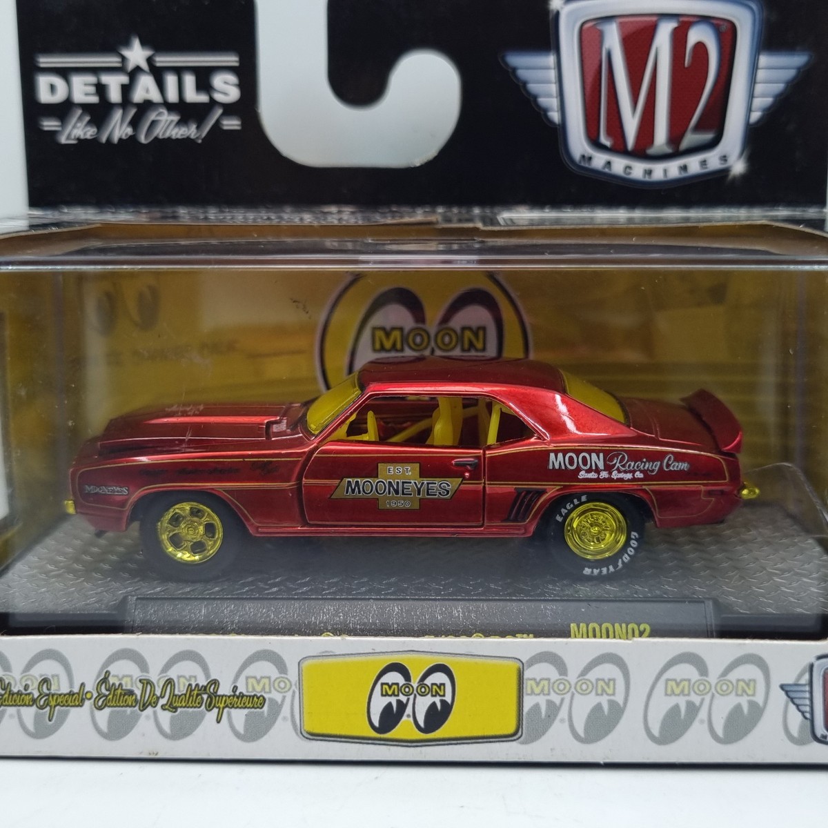 M2 マシーン　1969 シボレー カマロ Z/28 RS ムーンアイズ　モデル M2 マシーン1969 シボレーカマロ Z28 ムーンアイズ - メルカリ