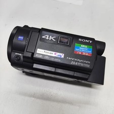 SONY FDR-AXP35 4K Video Camera Handycam 10x optical Black English -90 new
