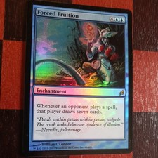 Mtg Forced Fruition FOIL LP  Lorwyn Magic the Gathering Enchantment Card Rare