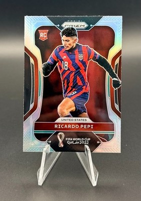 2022 Panini Prizm FIFA World Cup - Ricardo Pepi Silver Prizm Rookie USMNT #205