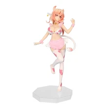 Anime Milk Girls Beautiful Girl 1/7 Scale Ver. PVC Figure Toys No Box 25cm Pink