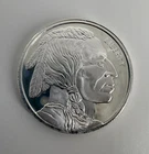 1 Troy oz Buffalo - Indian Head Silver Round .999 fine Silver Bullion