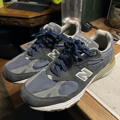 NEW BALANCE 993 NAVY BLUE AND GREY SNEAKERS SIZE 11.5 EE MADE IN USA