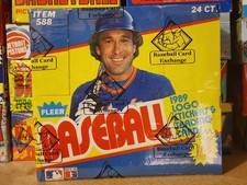 1989 Fleer Baseball Cards Unopened Sealed Box 24 Cello Packs BBCE Griffey Ripken