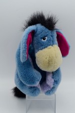 Walt Disney Eeyore Plush Doll Toy w Detachable Removable Tail Winnie the Pooh