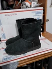 UGG Australia Boots Womens Size 9 Bailey Bow II Shearling Winter 1002954 Black