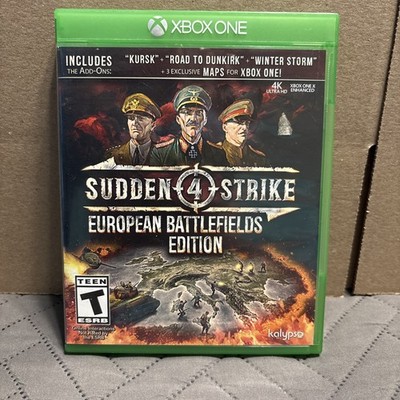 Sudden Strike 4 European Battlefields Edition - Microsoft Xbox One Authentic