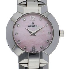 Concord 14.G4.1843 Sseal WATCH Pink shell SS QZ