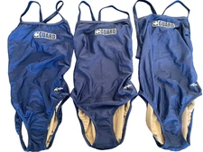 Dolfin Lifeguard One-Piece Nylon/Spandex Swimsuits Womens Size 38 Lot of 3