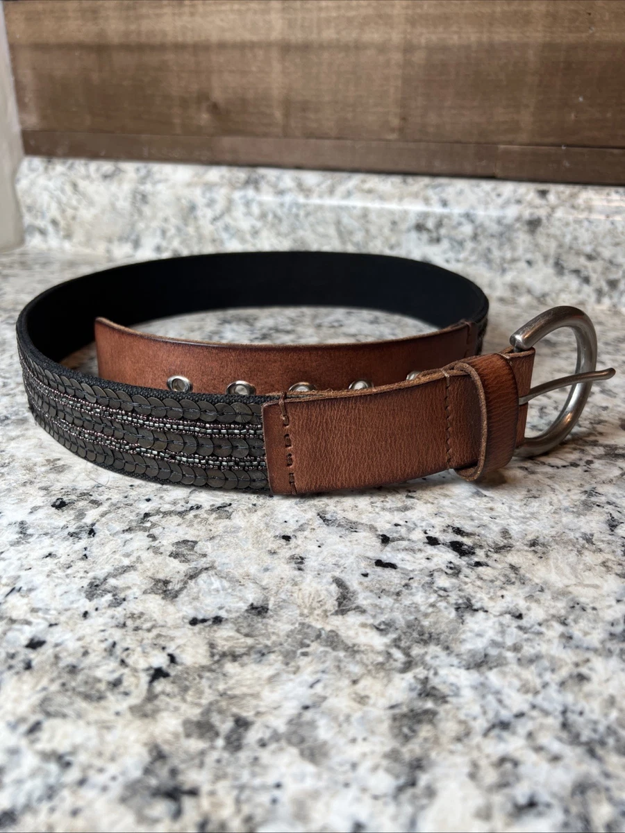 Fossil Leather Beaded Belts for Women for sale | eBay display picture 1