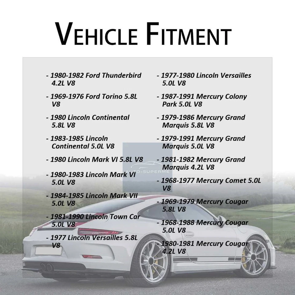 Термостат охлаждающей жидкости двигателя Motorad для Lincoln Versailles 1977-1980 годов выпуска 5,0 л - Изображение 4 из 4