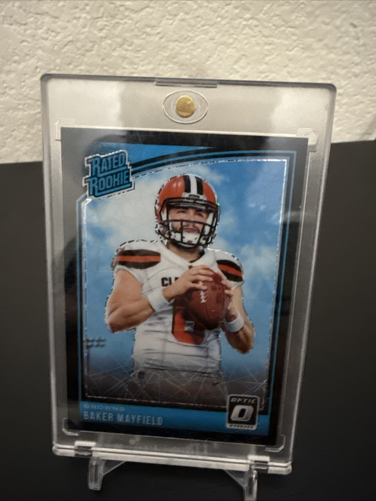 2018 DONRUSS OPTIC BAKER MAYFIELD ROOKIE Black Velocity 11/25 #153 BROWNS