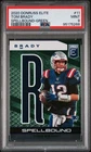 2020 Panini Donruss Elite Spellbound #11 Tom Brady Spellbound Green PSA 9