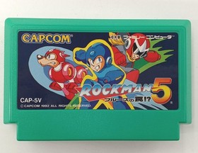 Famicom Software Model Rockman 5 Capcom EwQ80
