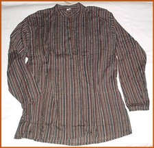 NEU* M 48/50 * Nepal FISCHER Hemd KURTA Tunika HIPPIE GOA India Boho ETHNO Shirt