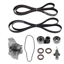 9Pcs Timing Belt Kit w/ Water Pump for Honda Acura Accord Odyssey MDX RL 3.5L