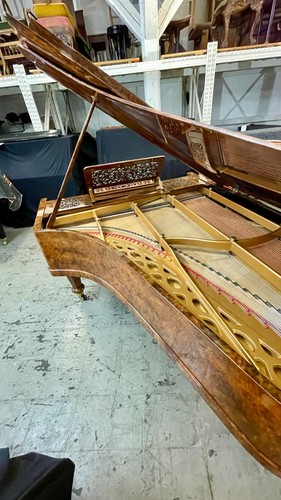 Flügel Walnusswurzel TOP Brinsmead 200 cm Fortepiano - Picture 9 of 12