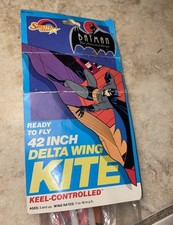 Vintage Spectra Star 1992 42-Inch Delta Wing Batman Kite Keel Controlled 6124