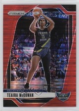 2024 Panini Prizm WNBA Red Pulsar Prizm 77/299 Teaira McCowan #105 13kb