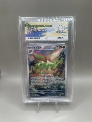 ACE 10 Flygon 101/094 Illustration Rare Phantasmal Flames Pokemon Card