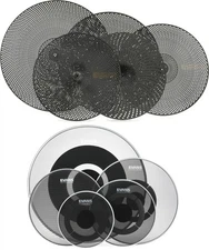 Evans dB One Low Volume Cymbal and Drumhead Set (2-pack) Bundle