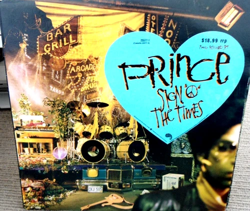 PRINCE - SIGN "O" THE TIMES 2 X VINYL LP ALBUM 1987 WITH INSERTS ORIGINAL COPY