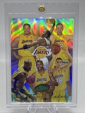 2004-05 eTopps Los Angeles Lakers #18 /850 Kobe Bryant Vlade Divac Odom HOF NM